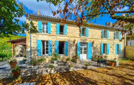 Maison rustique 6 personnes avec piscine à Francs : photo 13