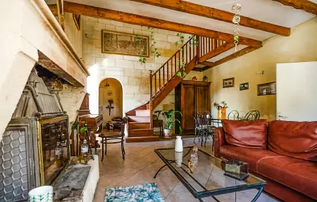 Maison rustique 6 personnes avec piscine à Francs : photo 18
