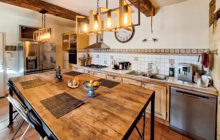 Maison rustique 6 personnes avec piscine à Francs : photo 21