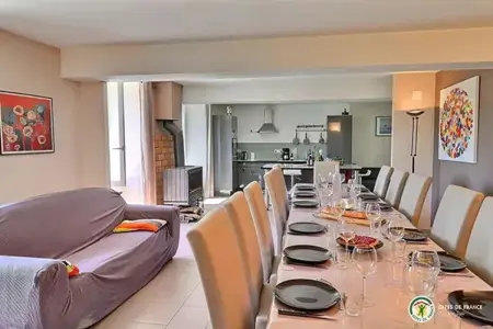 Maison avec piscine et sauna à Laviolle, 6 chambres, 15 pers. : photo 6