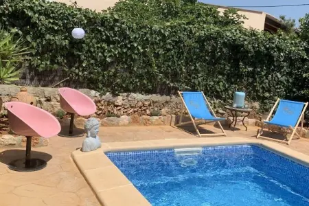 Maison 4 pers. piscine à Cala Llombards, proche plage : photo 1