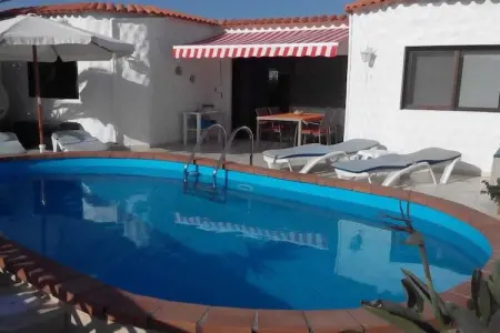 Chalet Costa Calma, piscine chauffée et terrasse 80 m²