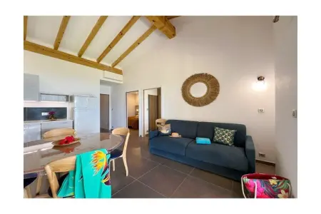 Villa avec vue mer à Olmeto Plage, 2 chambres : photo 12