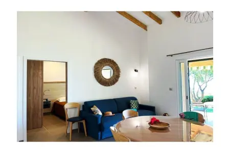 Villa avec vue mer à Olmeto Plage, 2 chambres : photo 13
