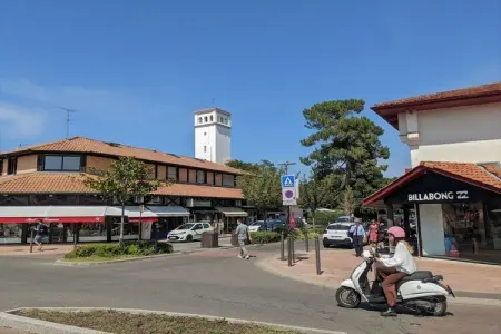 Maison moderne 4 personnes à Hossegor, terrasse et jardin : photo 4