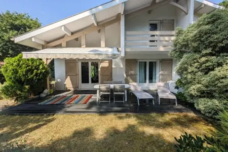 Maison 6 personnes à Seignosse, cheminée et terrasse : photo 5