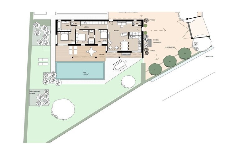Maison 6 pers. avec piscine chauffée à Plan de la Tour - Photo 33