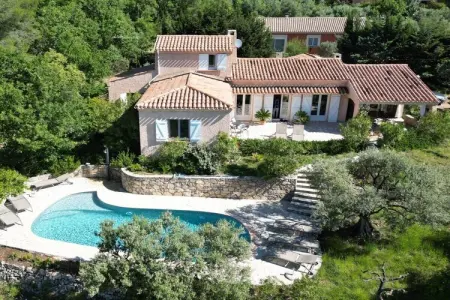Maison 8 personnes à Flayosc, vue Massif des Maures