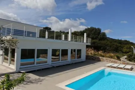 Villa moderne Budoni, piscine débordement et vue mer : photo 8