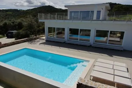 Villa moderne Budoni, piscine débordement et vue mer : photo 15