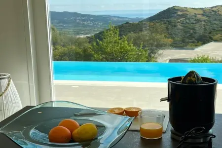 Villa moderne Budoni, piscine débordement et vue mer : photo 21