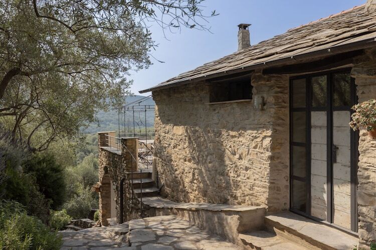 Ancien moulin à huile restauré avec piscine à Caravonica - Photo 6