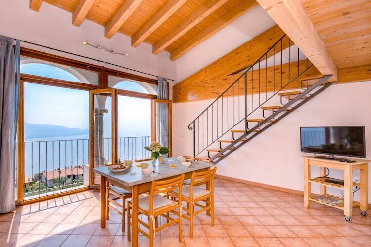 Maison Riel 1 à Tignale : vue lac de Garde - Photo 15