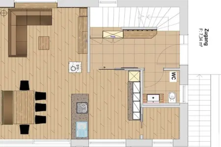 Chalet 8 pers. avec sauna à St. Pankraz : photo 21