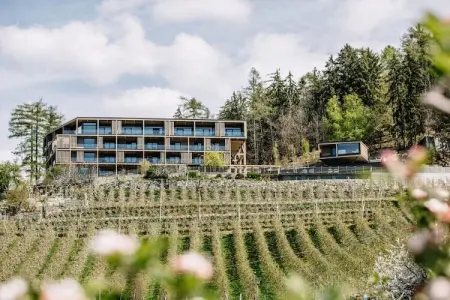 Suite de luxe avec balcon panoramique à Schenna : photo 1