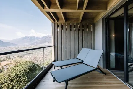 Suite de luxe avec balcon panoramique à Schenna : photo 6