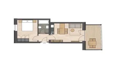 Suite de luxe avec balcon panoramique à Schenna : photo 7