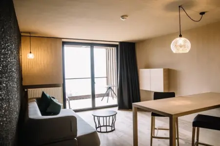 Suite de luxe avec balcon panoramique à Schenna : photo 9