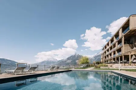 Suite de luxe avec balcon panoramique à Schenna : photo 13