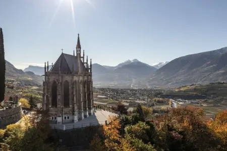 Suite de luxe avec balcon panoramique à Schenna : photo 14