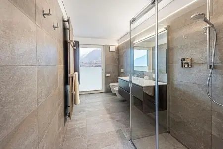 Penthouse Skygarden à Schenna, balcon panoramique 100 m² : photo 9