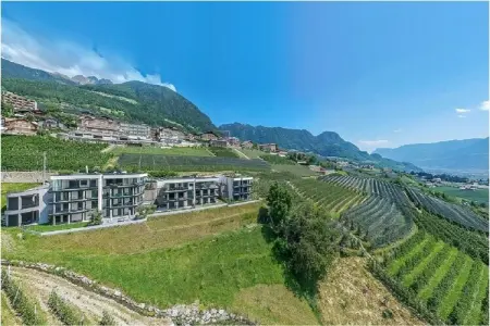 Penthouse Skygarden à Schenna, balcon panoramique 100 m² : photo 17
