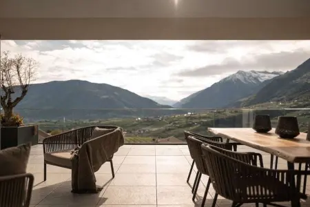 Chalet Goyen à Schenna, design moderne avec sauna et hammam : photo 2