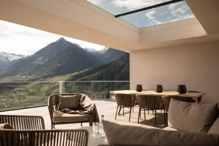 Chalet Goyen à Schenna, design moderne avec sauna et hammam : photo 3