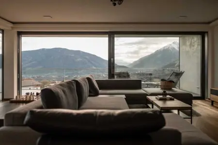 Chalet Goyen à Schenna, design moderne avec sauna et hammam : photo 8