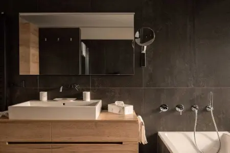 Chalet Goyen à Schenna, design moderne avec sauna et hammam : photo 16