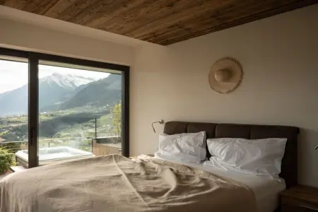 Chalet Goyen à Schenna, design moderne avec sauna et hammam : photo 18