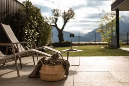 Chalet Goyen à Schenna, design moderne avec sauna et hammam : photo 21