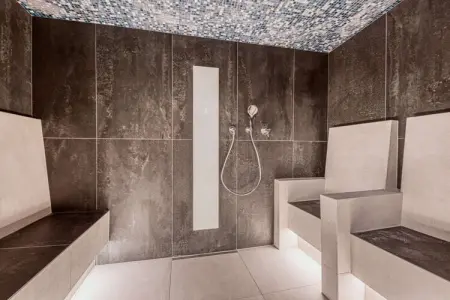 Chalet Goyen à Schenna, design moderne avec sauna et hammam : photo 22