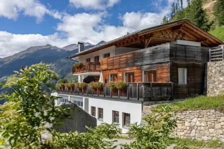 Maison moderne à Schnalstal, terrasse panoramique : photo 2
