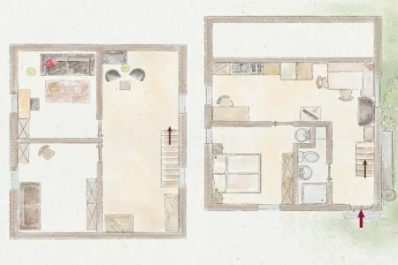 Maison en bois Schnals, 5 pers., barbecue & jardin : photo 24