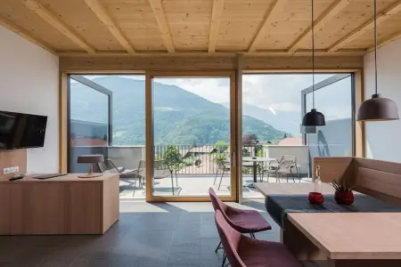Loft Seilschaft à Algund : 67 m² avec vue sur l'Ifinger : photo 18