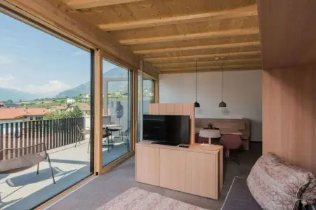 Loft Seilschaft à Algund : 67 m² avec vue sur l'Ifinger : photo 19