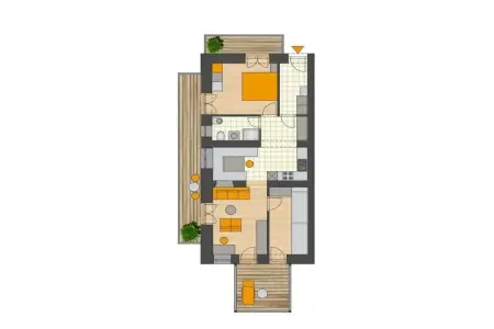 Appartement Kirchbach 64 m² à Naturns, 2 chambres : photo 23