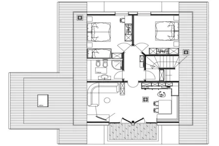 Maison de vacances aux Dolomites, balcon et parking : photo 21