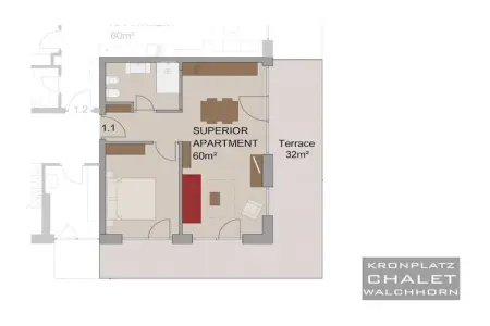 Maison 56 m² avec terrasse sud et jardin à Bruneck : photo 16