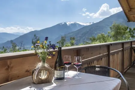 Maison Schönblick à Spinges, vue sur les Dolomites : photo 15