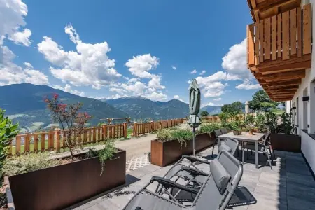 Maison de vacances à Brixen, terrasse vue montagne : photo 9