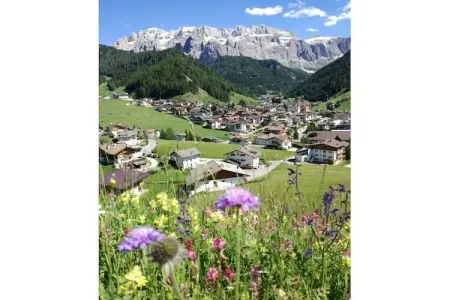 Maison Wolkenstein, 3 chambres, vue Langkofel : photo 11