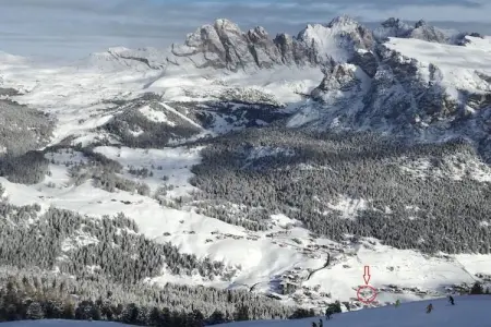 Maison Wolkenstein, 3 chambres, vue Langkofel : photo 15