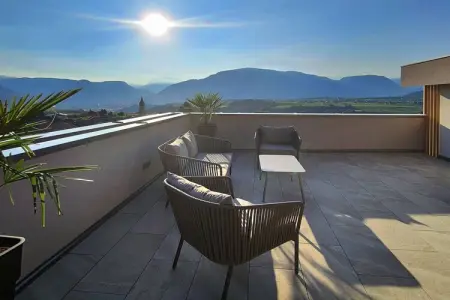 Appartement Time à St. Pauls, terrasse avec vue vignobles : photo 4