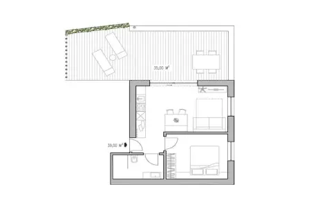 Appartement Time à St. Pauls, terrasse avec vue vignobles : photo 26