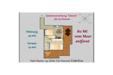 Maison 5 personnes à Cattolica, centre piétonnier : photo 34