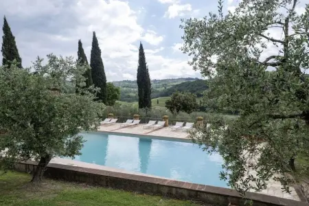 Maison Poggio ai Monti, piscine et vue vallée à Certaldo : photo 1