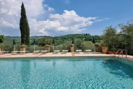 Maison Poggio ai Monti, piscine et vue vallée à Certaldo : photo 4