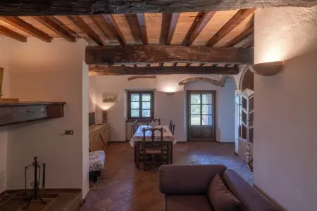 Maison Poggio ai Monti, piscine et vue vallée à Certaldo : photo 12